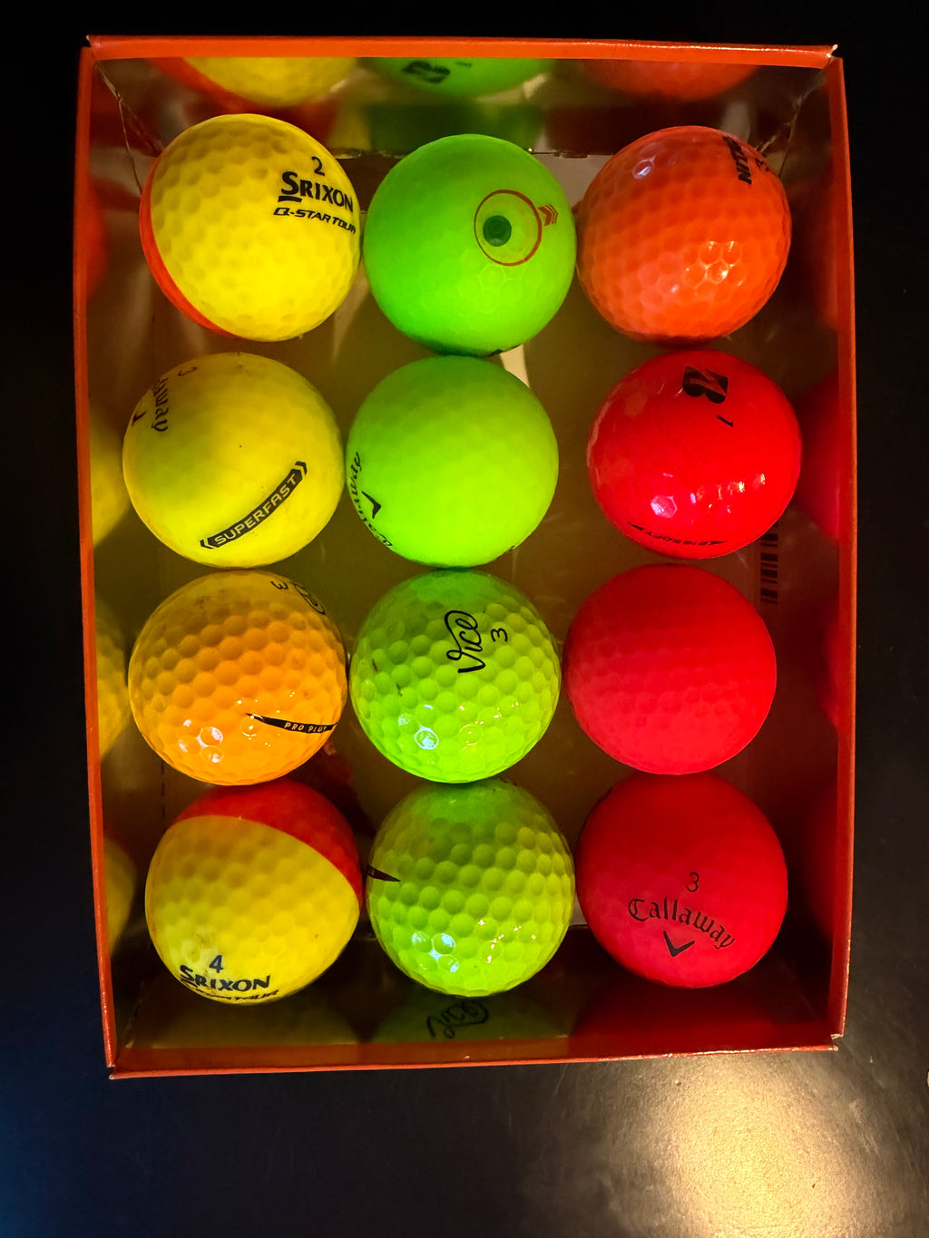 3 to 4 grade Mixed colored balls