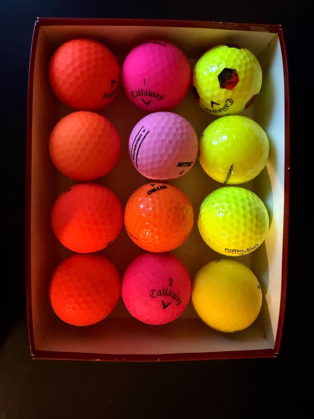 3 to 4 grade Mixed colored balls